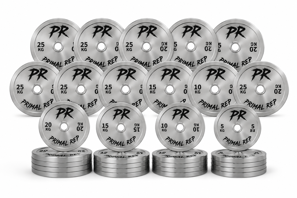 PRIMAL REP CHROME COMPETITION KILO PLATES — PREMIUM SERIES